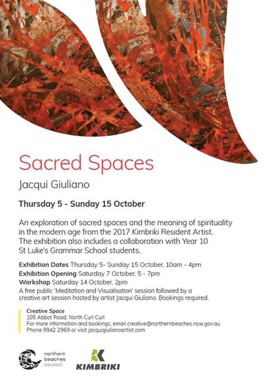 Jacqui Giuliano, Sacred Spaces Exhibition